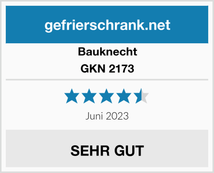 Bauknecht GKN 2173 Test