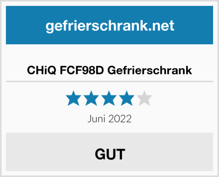  CHiQ FCF98D Gefrierschrank Test