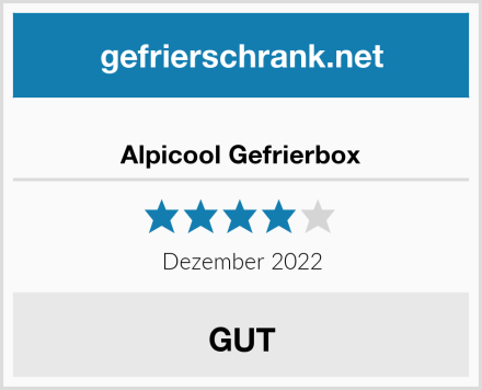  Alpicool Gefrierbox Test