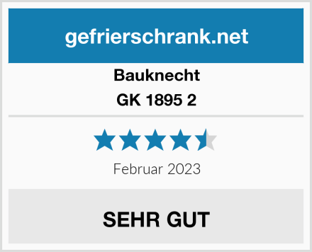 Bauknecht GK 1895 2 Test