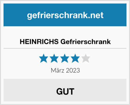  HEINRICHS Gefrierschrank Test