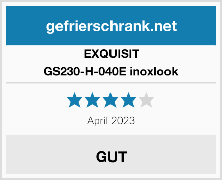 EXQUISIT GS230-H-040E inoxlook Test