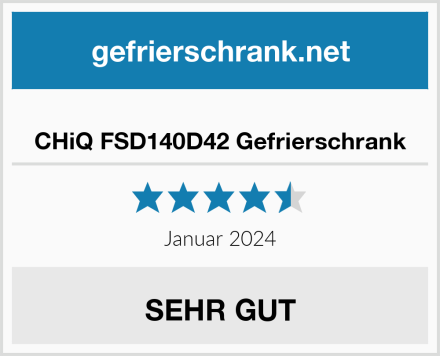  CHiQ FSD140D42 Gefrierschrank Test