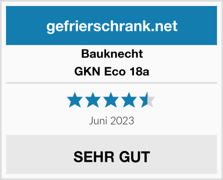 Bauknecht GKN Eco 18a Test