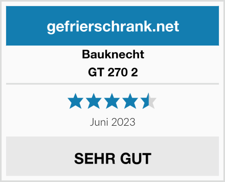 Bauknecht GT 270 2 Test