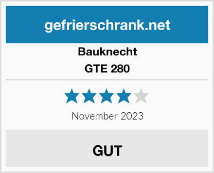 Bauknecht GTE 280 Test