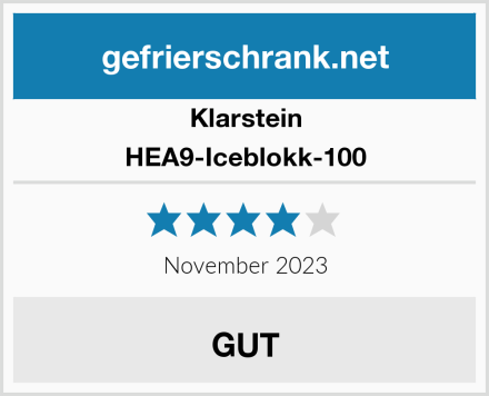 Klarstein HEA9-Iceblokk-100 Test