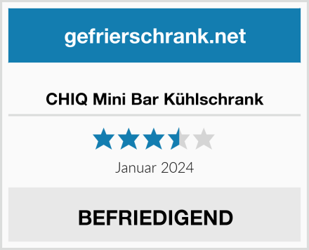  CHIQ Mini Bar Kühlschrank Test