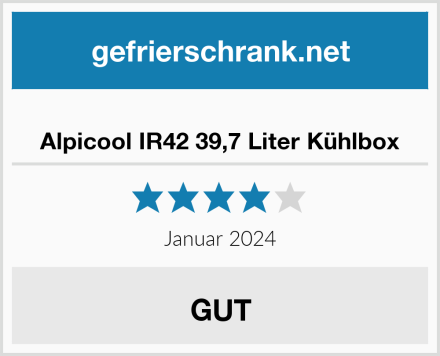  Alpicool IR42 39,7 Liter Kühlbox Test